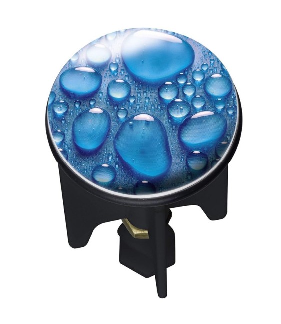 Bouchon clapet de lavabo - Pluggy - Goutte d'eau - 4 cm - WENKO
