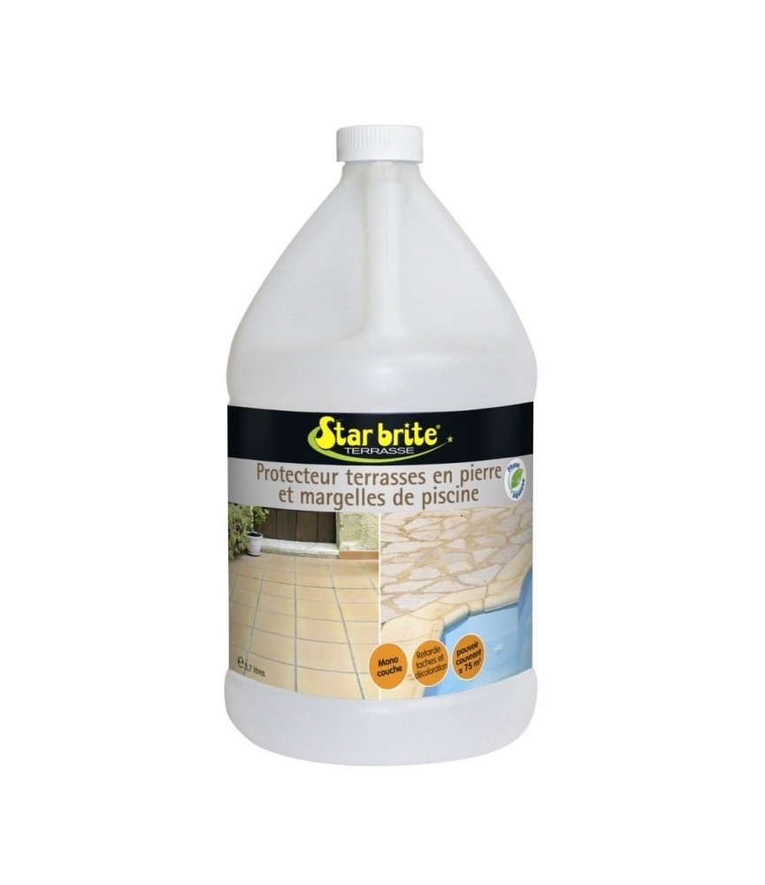 Protecteur terrasses en pierre et margelles de piscine - 3,7 L- STAR BRITE Protecteur terrasses en pierre et margelles de piscine - 3,7 L- STAR BRITE