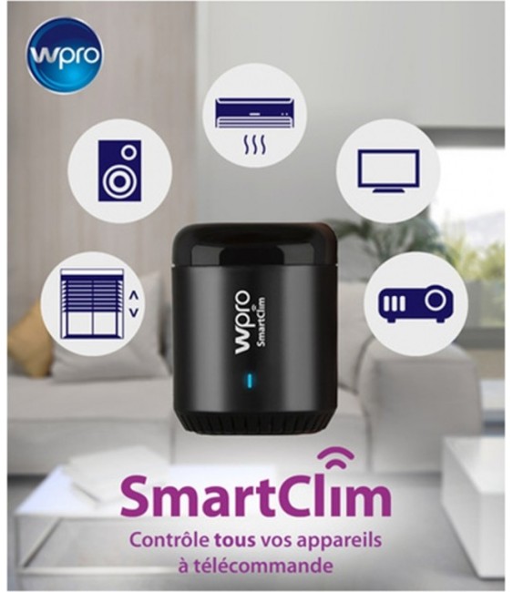 Télécommande connectée pour climatiseur fixe ou mobile - SmartClim - WPRO