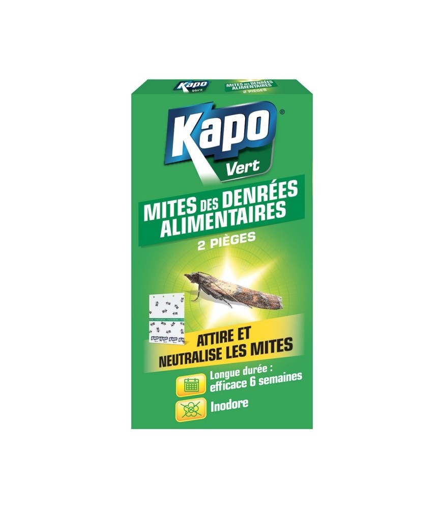 2 pièges à mites - Mites des denrées alimentaires - 6 semaines - KAPO 2 pièges à mites - Mites des denrées alimentaires - 6 semaines - KAPO