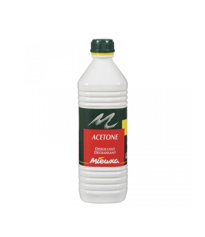 Acétone : Dissolvant et dégraissant - 1 L - MIEUXA Acétone : Dissolvant et dégraissant - 1 L - MIEUXA