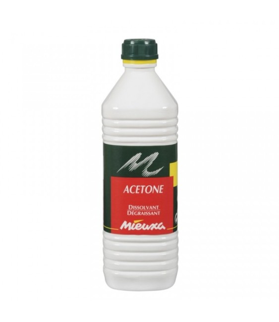 Acétone : Dissolvant et dégraissant - 1 L - MIEUXA
