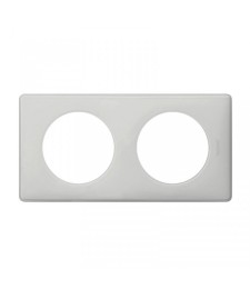Plaque Céliane - Memories Yesterday blanc - 2 postes - LEGRAND