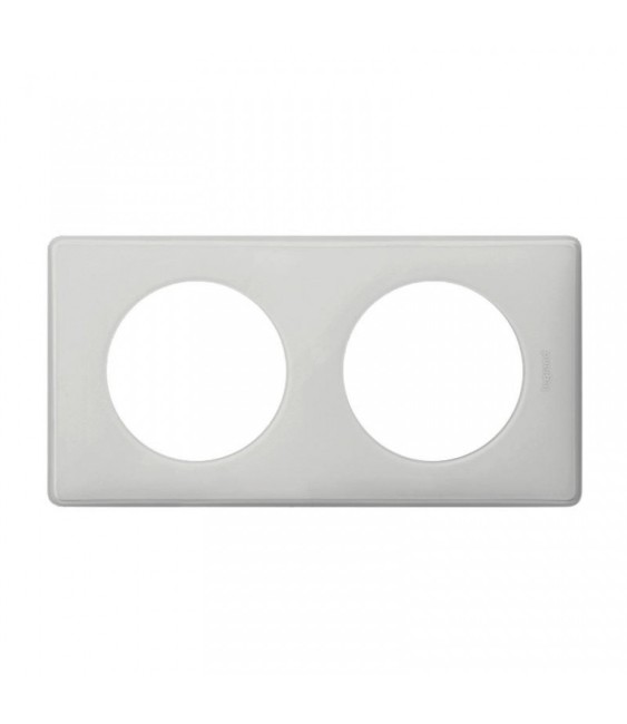 Plaque Céliane - Memories Yesterday blanc - 2 postes - LEGRAND