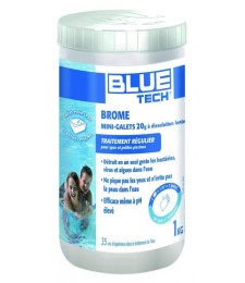 Brome en mini-galets de 20 Grs pour spa et petite piscine - 1 Kg - BLUE TECH