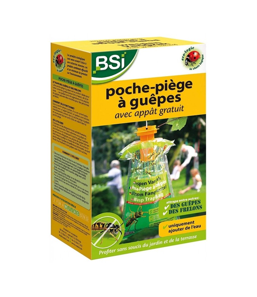 Poche-piège à guêpes avec appâts - BSI