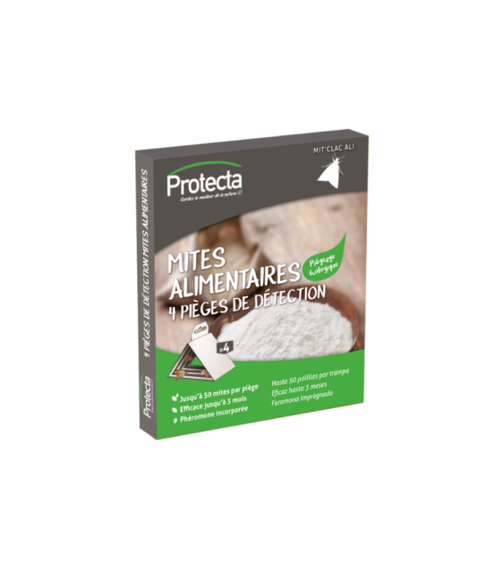 4 pièges pour mites alimentaires - Mit'Clac - PROTECTA