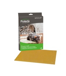 Pièges à rats et souris - 2 pièges englués Ratu'Clac - PROTECTA