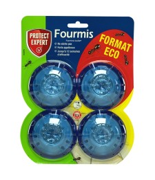 Anti-fourmis - 4 boîtes d'appâts - PROTECT EXPERT