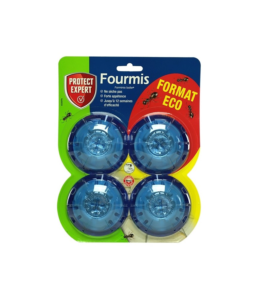 Anti-fourmis - 4 boîtes d'appâts - PROTECT EXPERT