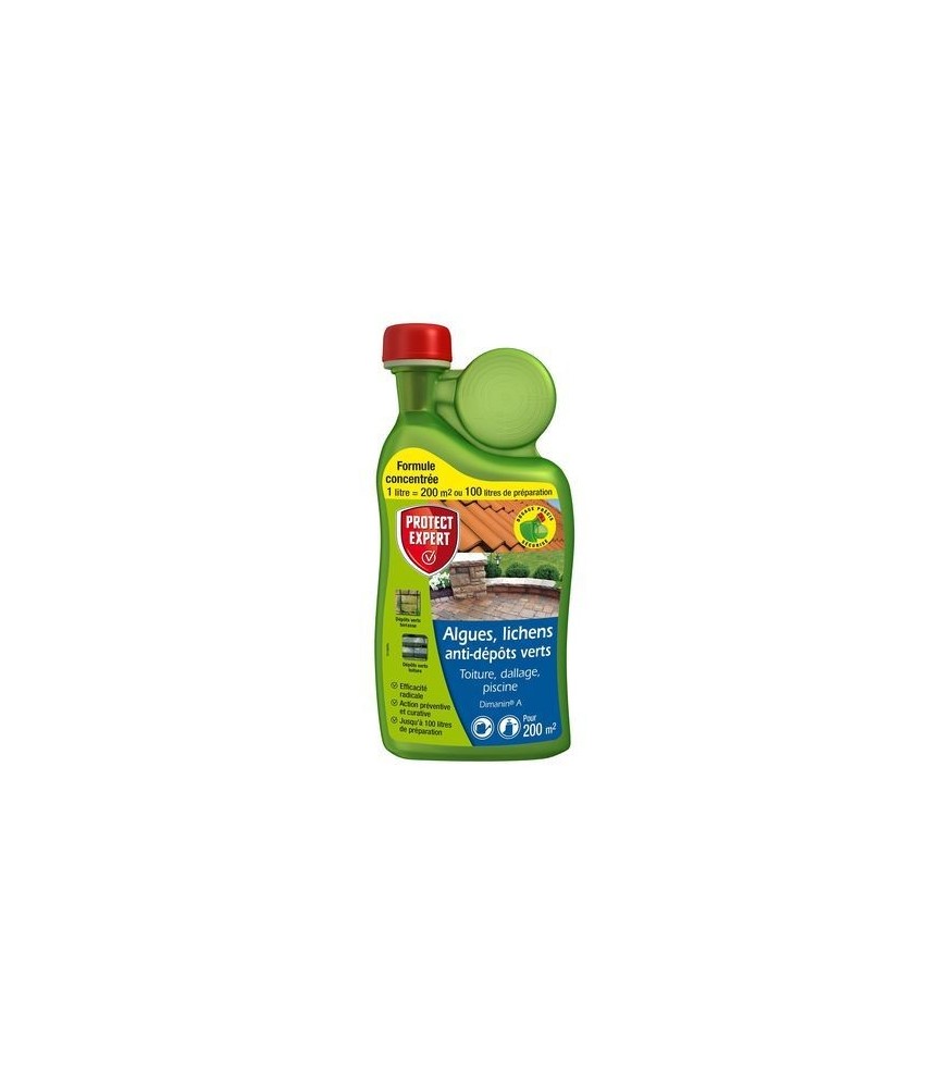 Algues, Lichens et anti-dépôts verts - 1 L - SEKO