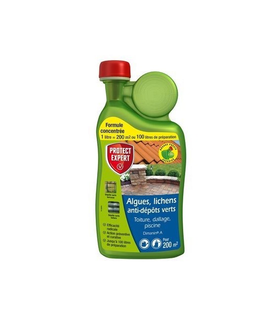 Algues, Lichens et anti-dépôts verts - 1 L - SEKO