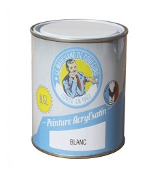 Peinture acrylique - Murs et plafonds - Satin - Gris galet - 0.5 L - ONIP