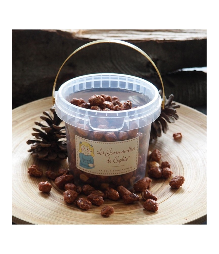 Petit seau de cacahuètes grillées sucrées - 350 Grs - LES GOURMANDISES DE SOPHIE Petit seau de cacahuètes grillées sucrées - 350 Grs - LES GOURMANDISES DE SOPHIE