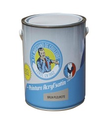 Peinture acrylique - Murs et plafonds - Satin - Brun pleurote - 2.5 L - ONIP