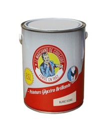 Peinture Glycéro - Bois / Métal - Brillante - Blanc Ivoire - 2.5 L - ONIP