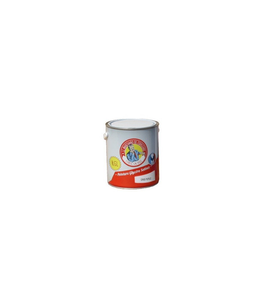 Peinture Glycéro - Bois / Métal - Satinée - Gris perle - 0.5 L - ONIP Peinture Glycéro - Bois / Métal - Satinée - Gris perle - 0.5 L - ONIP