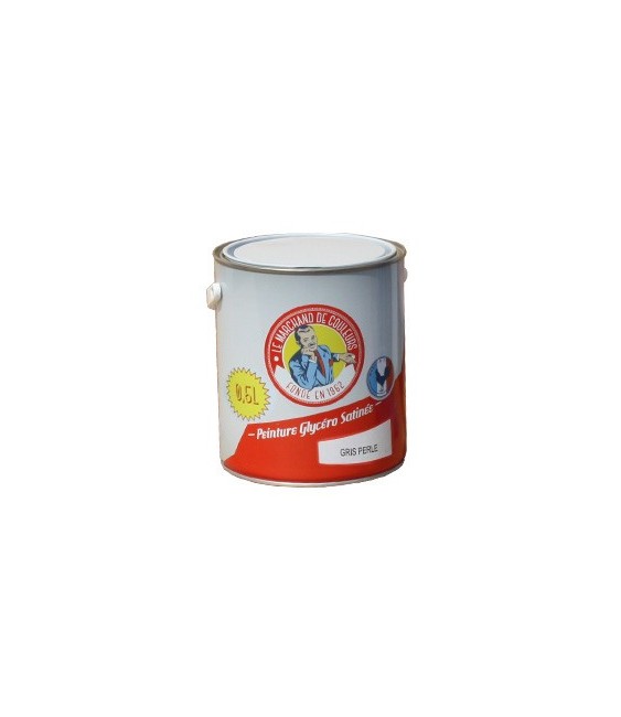 Peinture Glycéro - Bois / Métal - Satinée - Gris perle - 0.5 L - ONIP