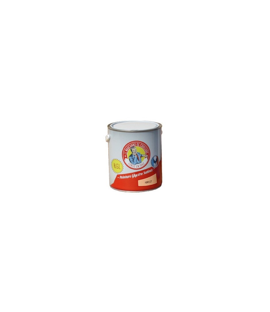 Peinture Glycéro - Bois / Métal - Satinée - Abricot - 0.5 L - ONIP Peinture Glycéro - Bois / Métal - Satinée - Abricot - 0.5 L - ONIP