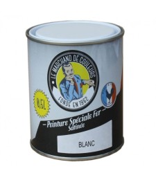 Peinture Spécial Fer - Satinée - Blanc - 0.5 L - ONIP