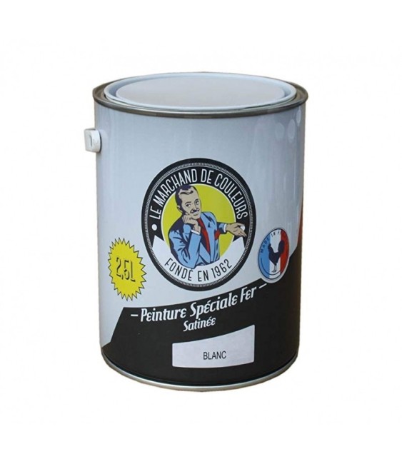 Peinture Spécial Fer - Satinée - Blanc - 2.5 L - ONIP