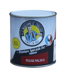 Peinture Spécial Fer - Satinée - Rouge - 0.5 L - ONIP