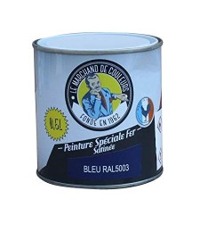 Peinture Spécial Fer - Satinée - Bleu - 0.5 L - ONIP