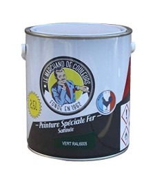 Peinture Spécial Fer - Satinée - Vert mousse - 2.5 L - ONIP
