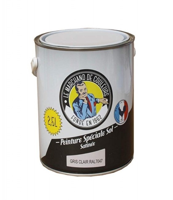 Peinture Spécial Sol - Satinée - Gris clair - 2.5 L - ONIP