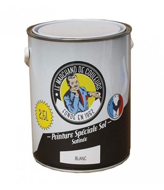 Peinture Spécial Sol - Satinée - Blanc - 2.5 L - ONIP