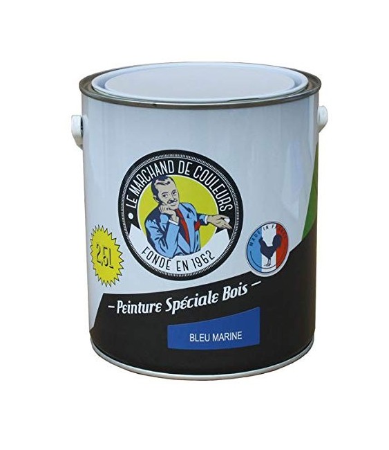 Peinture Spécial Bois - Satinée - Bleu marine - 2.5 L - ONIP