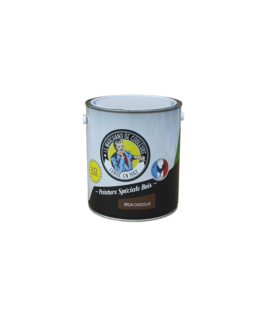 Peinture Spécial Bois - Satinée - Brun chocolat - 2.5 L - ONIP