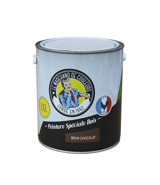 Peinture Spécial Bois - Satinée - Brun chocolat - 2.5 L - ONIP