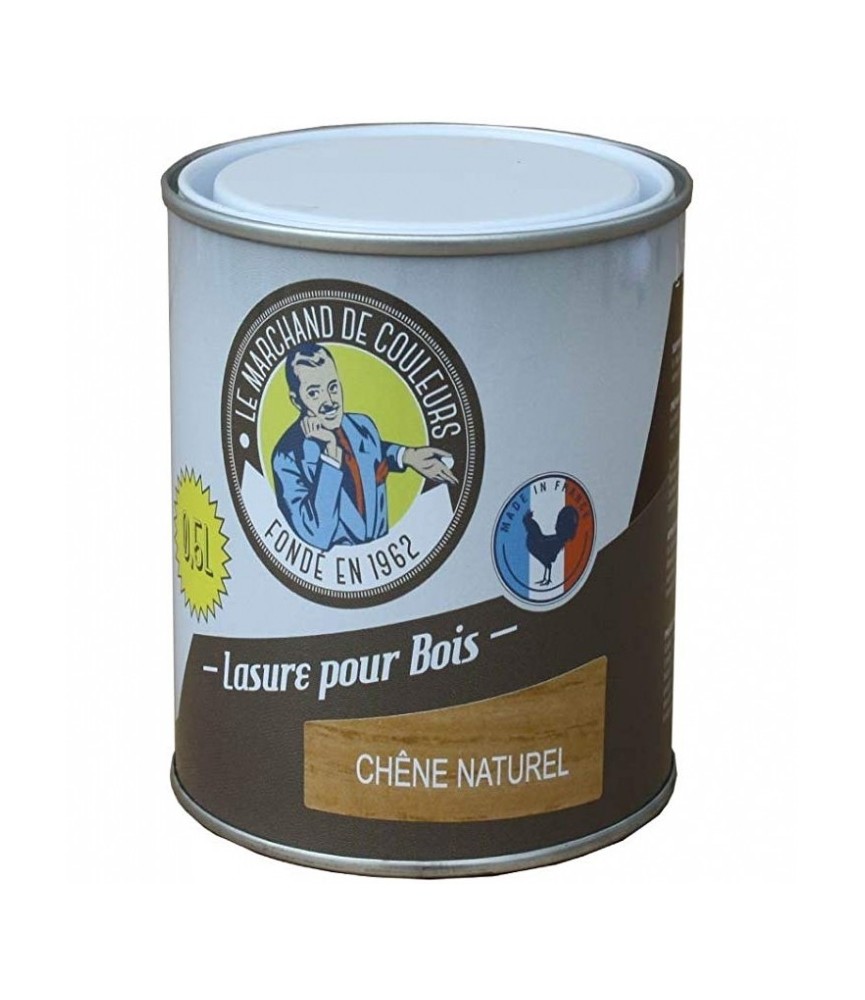 Lasure acrylique pour Bois - Teinte chêne naturel - 0.5 L - ONIP Lasure acrylique pour Bois - Teinte chêne naturel - 0.5 L - ONIP