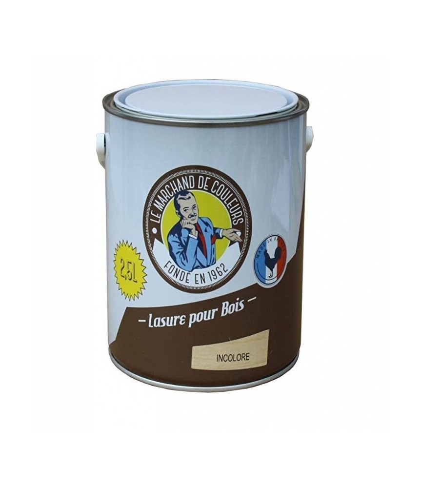 Lasure acrylique pour Bois - Teinte incolore - 2.5 L - ONIP