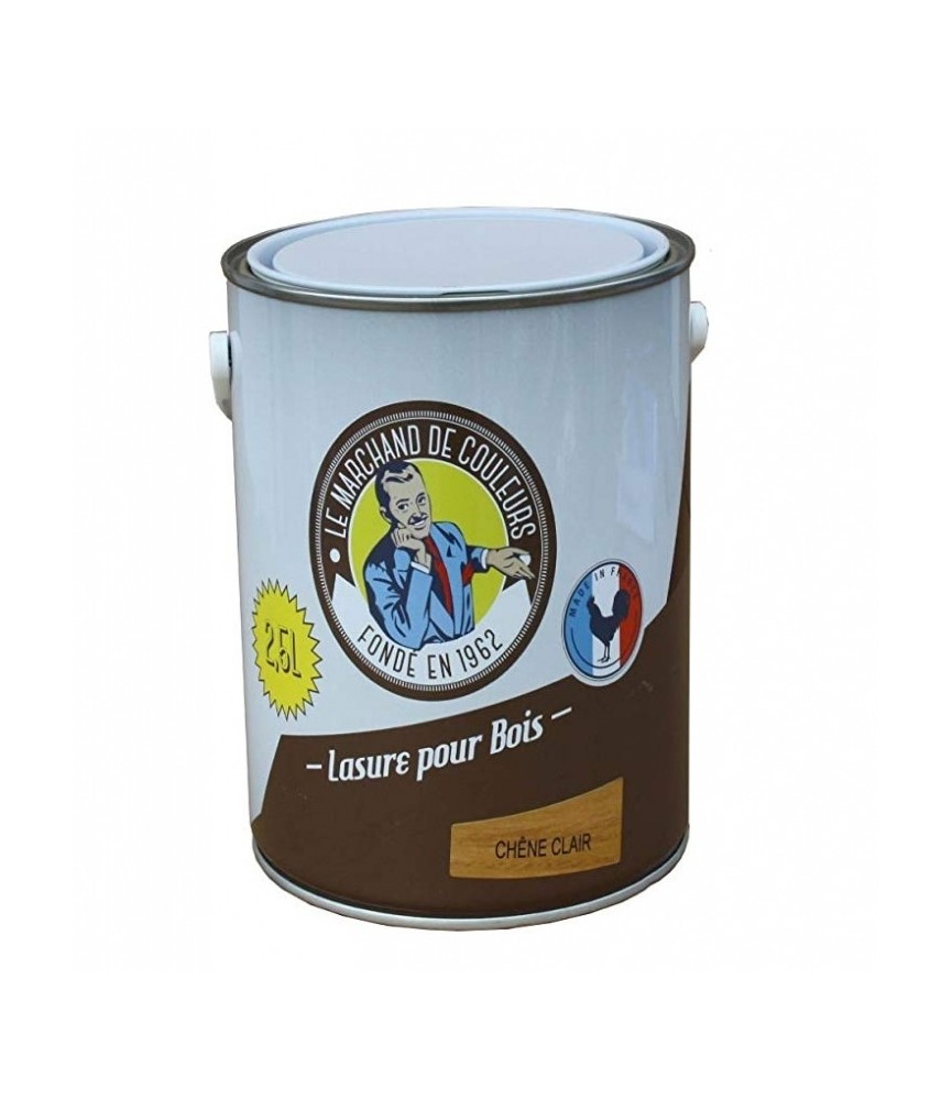 Lasure acrylique pour Bois - Teinte Chêne clair - 2.5 L - ONIP Lasure acrylique pour Bois - Teinte Chêne clair - 2.5 L - ONIP