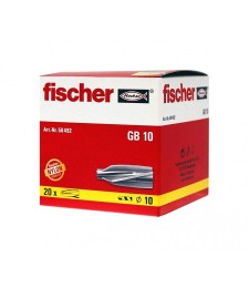 Chevilles pour béton cellulaire - GB - 10 mm - Boîte de 20 - FISCHER