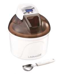 Sorbetière 1.5 L - 12 Watts - Chocolat - Écran digital - LAGRANGE