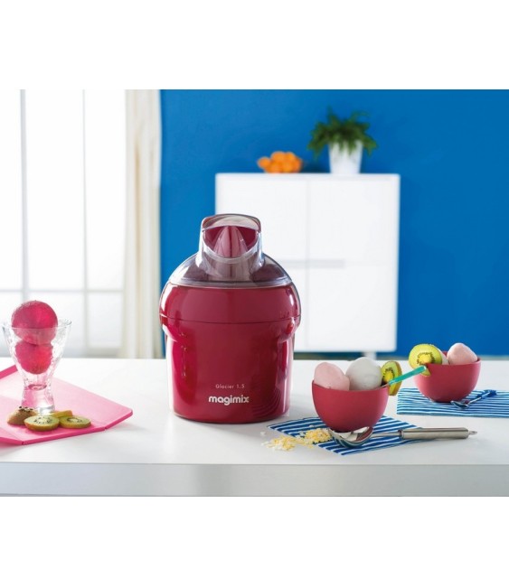 Sorbetière Glacier - 1.5 L - Rouge - MAGIMIX