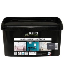Peinture multi-supports - Intérieur - Mat - Carbone - 2.5 L - KALITT