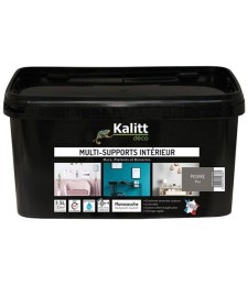 Peinture multi-supports - Intérieur - Mat - Poivre - 2.5 L - KALITT