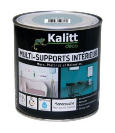 Peinture multi-supports - Intérieur - Satin - Azur - 0.5 L - KALITT