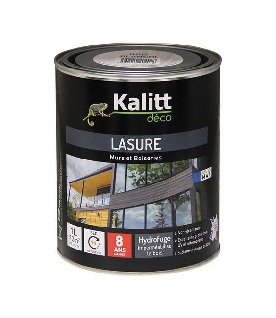Lasures Les Modernes - Murs et boiseries - Blanc - 1 L - KALITT