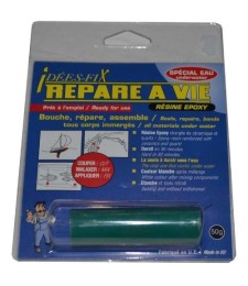 Résine epoxy spécial eau - Répare à vie - 50 Grs - MAXITECH
