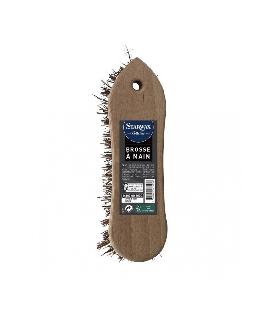 Brosse à main - Bois - STARWAX Brosse à main - Bois - STARWAX