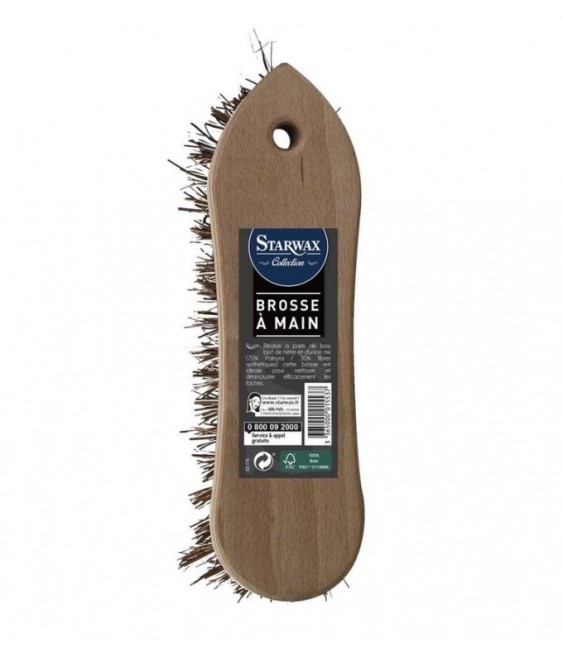 Brosse à main - Bois - STARWAX