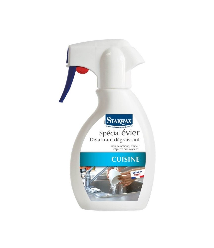 Détartrant et dégraissant - Spécial évier - 250 ml - STARWAX Détartrant et dégraissant - Spécial évier - 250 ml - STARWAX
