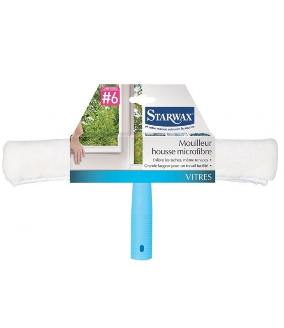 Mouilleur avec housse microfibre pour vitres - 38 cm - STARWAX