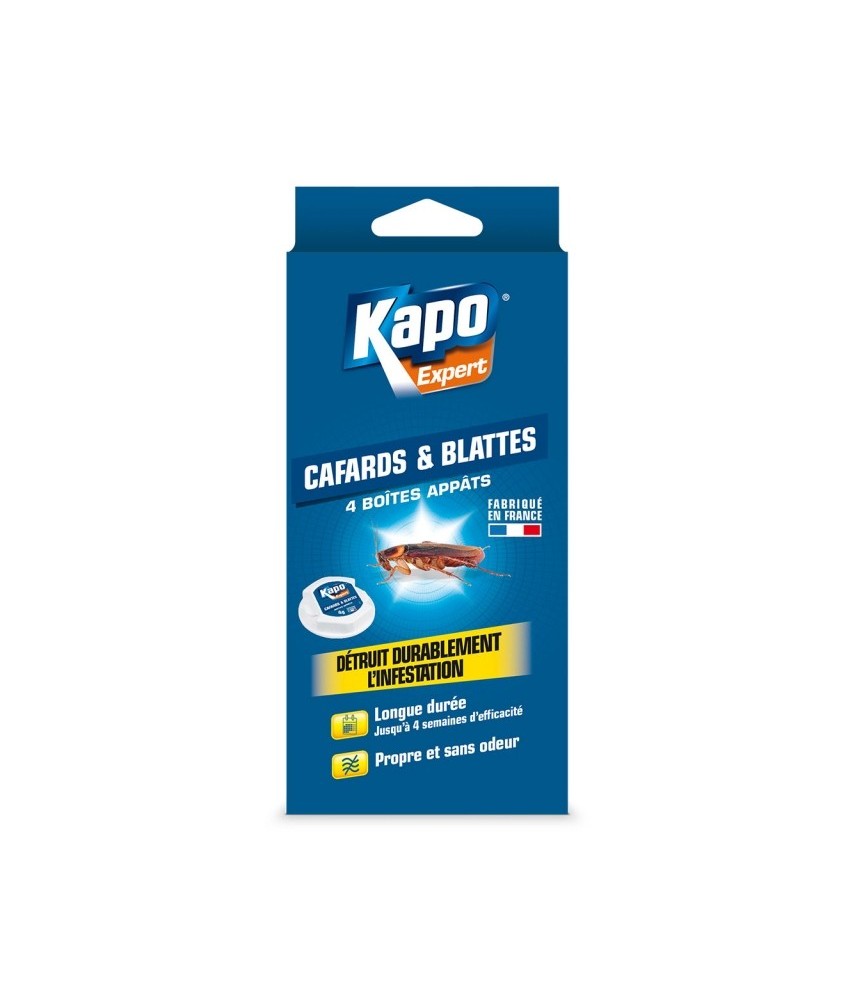 Boîte à appât cafards et blattes - KAPO Expert Boîte à appât cafards et blattes - KAPO Expert
