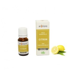 Huile essentielle BIO de Citron 100% pure et naturelle -10 ml - AROFLORA